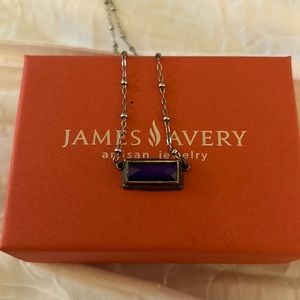 James Avery purple Palais necklace